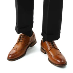 Men's PU Leather Wingtip Dress Shoes