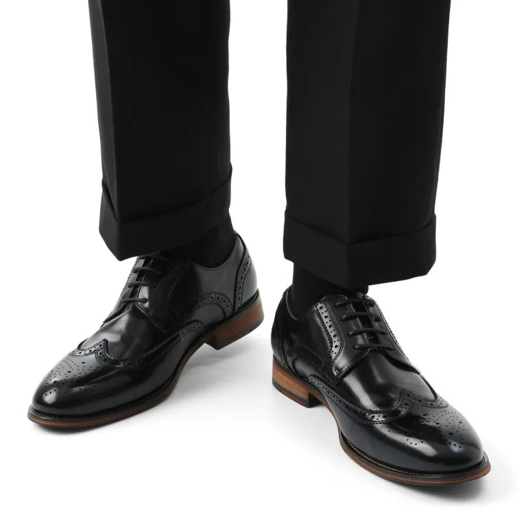 Men's PU Leather Wingtip Dress Shoes