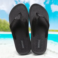 Men's Slip-On Canvas Flip Flops