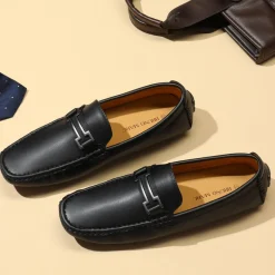 Men's Slip-On Moccasin Horsebit Loafers