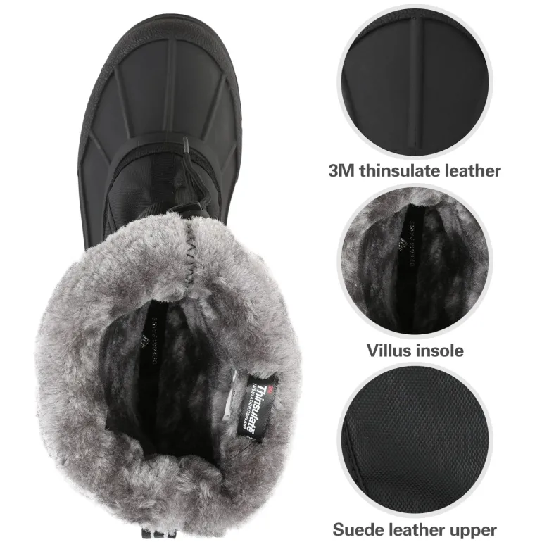 Men's Slip-On Tall Insulated Snow Boots