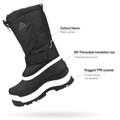 Men's Slip-On Tall Insulated Snow Boots