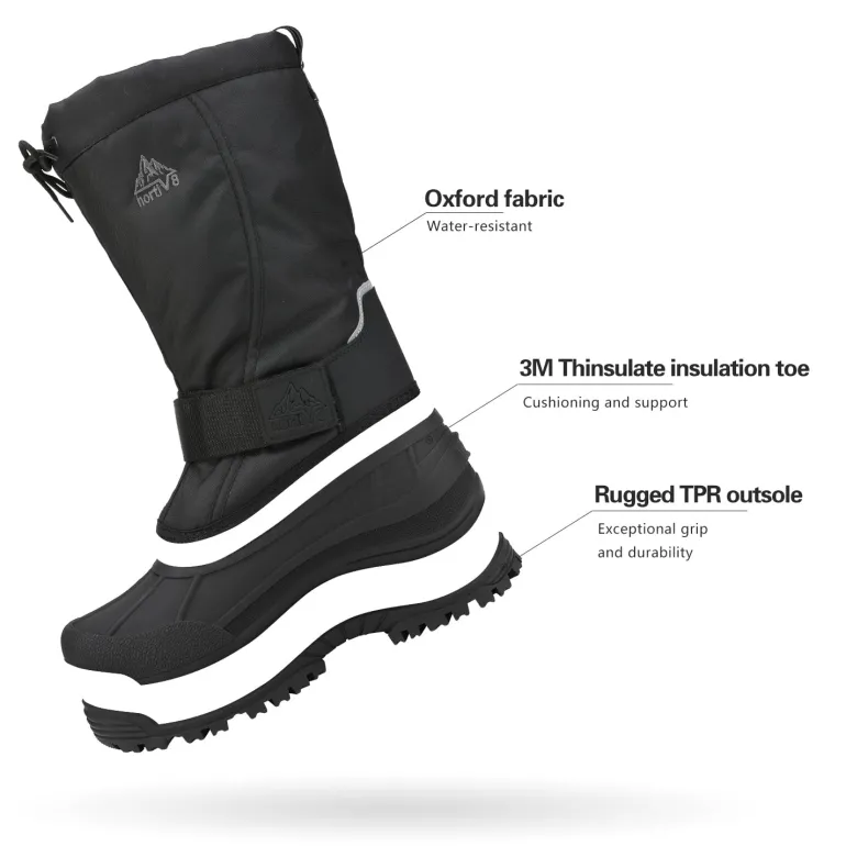 Men's Slip-On Tall Insulated Snow Boots