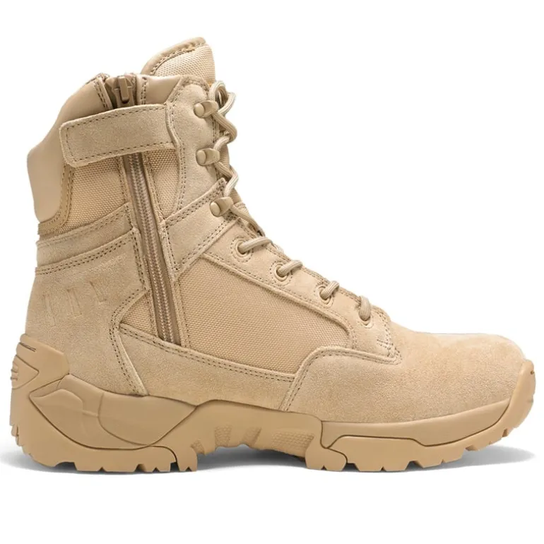 Men's Suede & Leather Tactical Work Boots