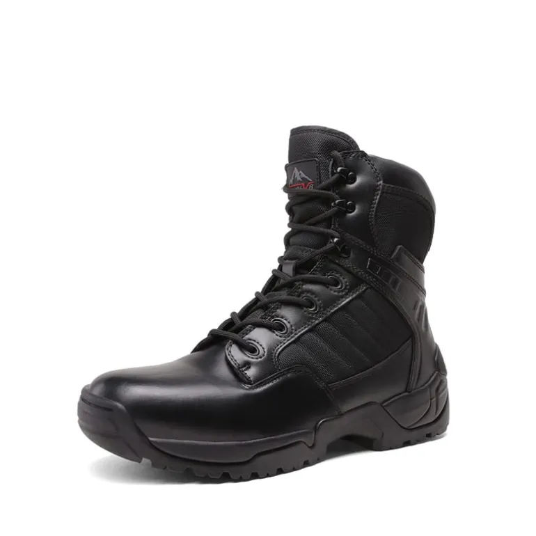 Men's Suede & Leather Tactical Work Boots