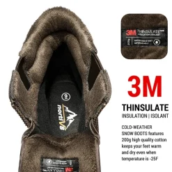 Men's Suede Thinsulate Snow Boots