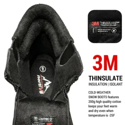 Men's Suede Thinsulate Snow Boots