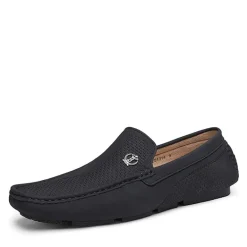 Men's Vegan Leather Slip-On Casual Loafers