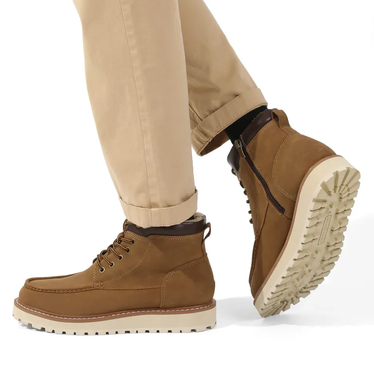 Men's Warm Moc Toe Boots