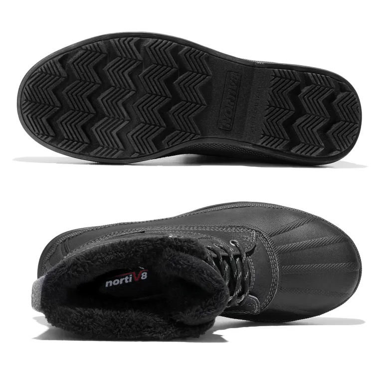 Men's Waterproof Insulated Snow Boots【Wide Fit】