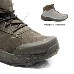 Men's Waterproof Military Tactical Work Boots