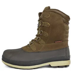 Men's Waterproof Suede Insulated Snow Boots
