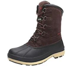 Men's Waterproof Suede Insulated Snow Boots