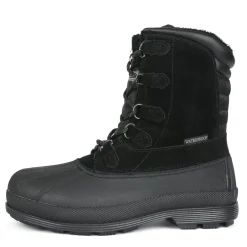 Men's Waterproof Suede Insulated Snow Boots