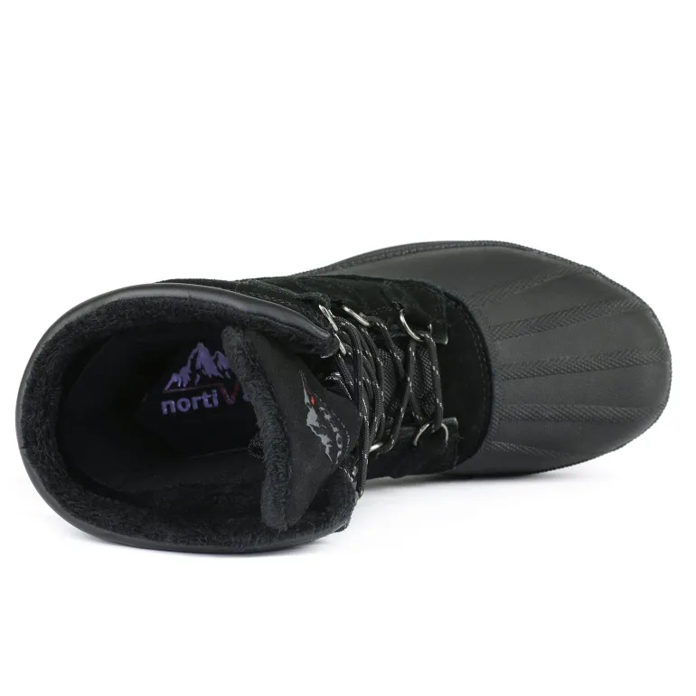 Men's Waterproof Suede Insulated Snow Boots