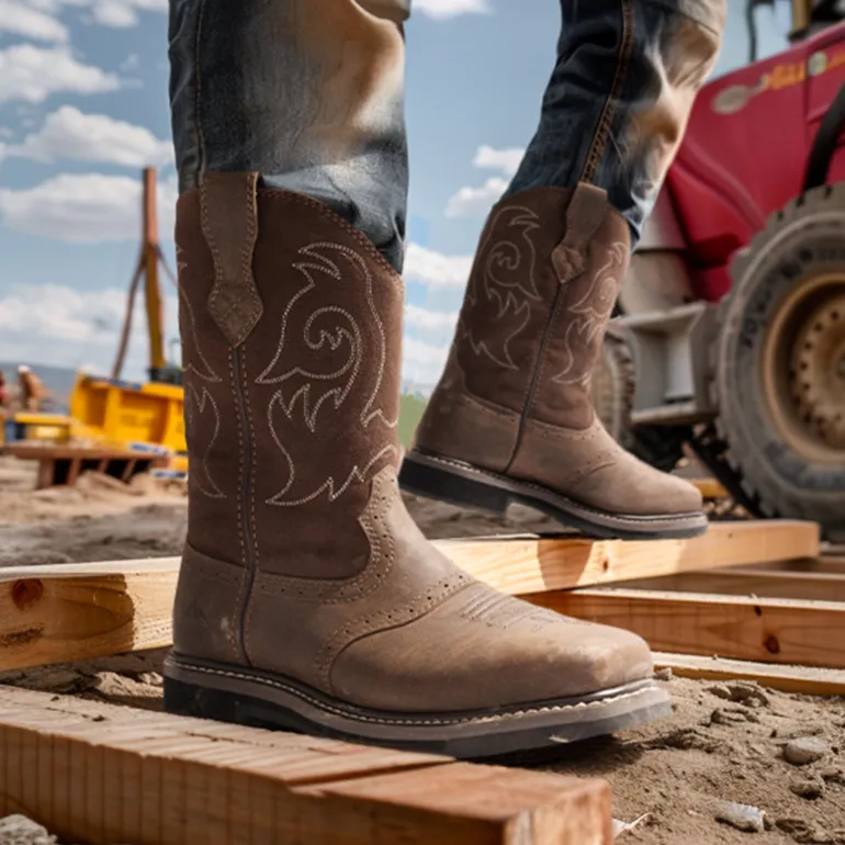 Men's Western-style Work Boots