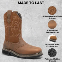 Men's Western-style Work Boots