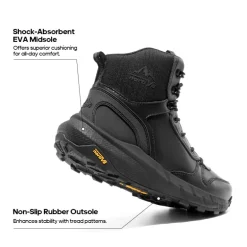 Men’s Wide-Fit Zip-Up Hiking Boots