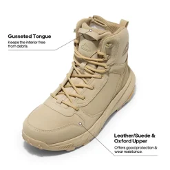 Men’s Wide-Fit Zip-Up Hiking Boots