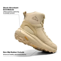 Men’s Wide-Fit Zip-Up Hiking Boots