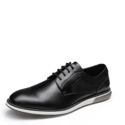 Men's Wide Vegan Leather Dress Sneakers