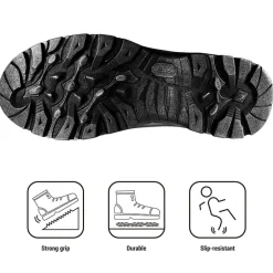 Men's Wide Waterproof Insulated Snow Boots