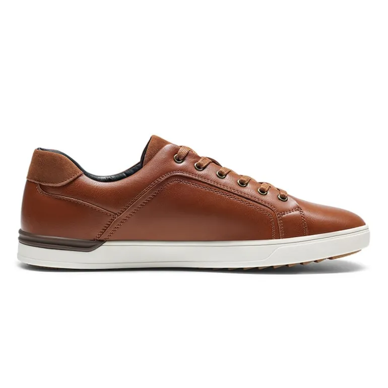 Men's Wide Width PU Leather Fashion Sneakers