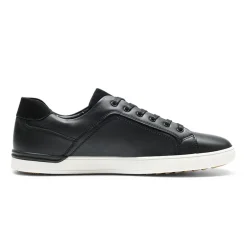 Men's Wide Width PU Leather Fashion Sneakers