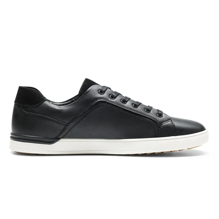 Men's Wide Width PU Leather Fashion Sneakers