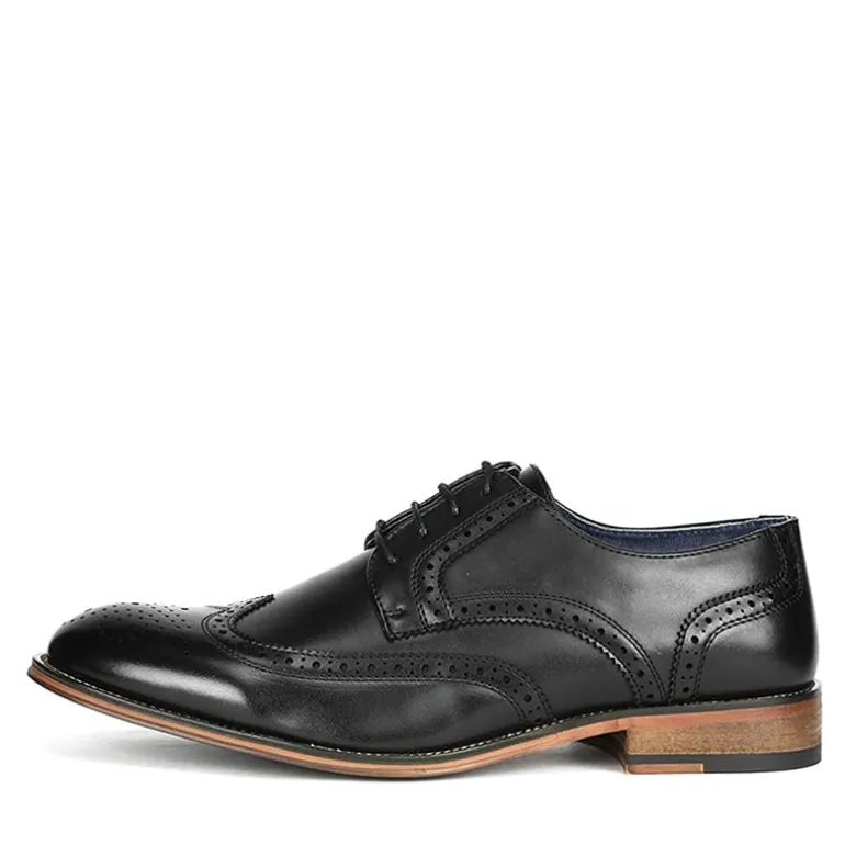 Men's Wide Wingtip Dress Shoes