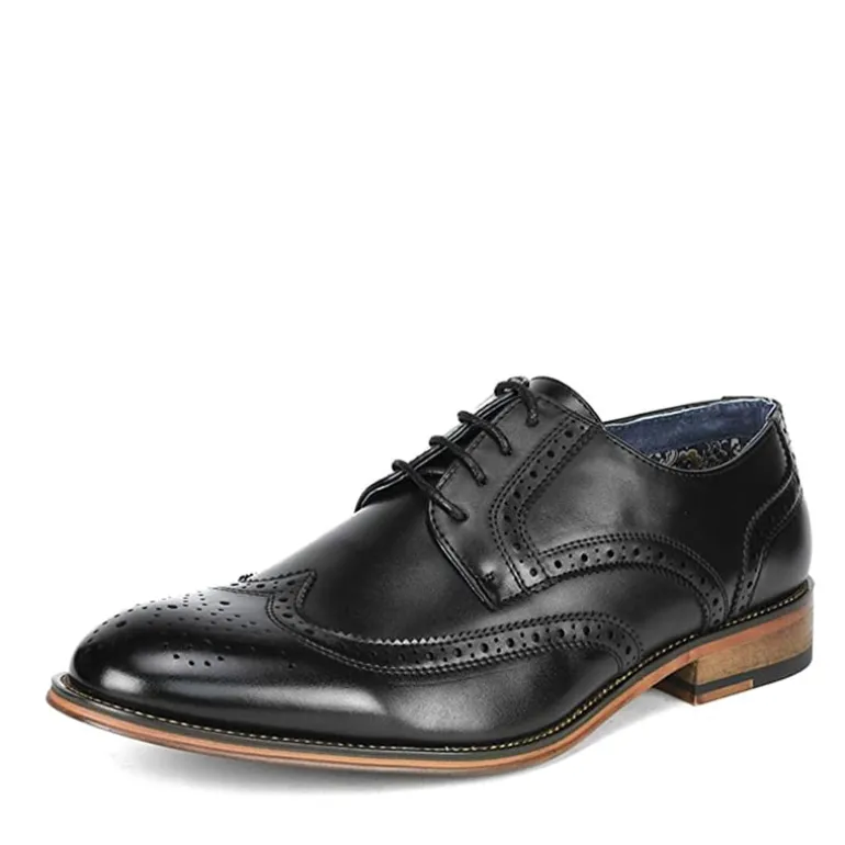 Men's Wide Wingtip Dress Shoes