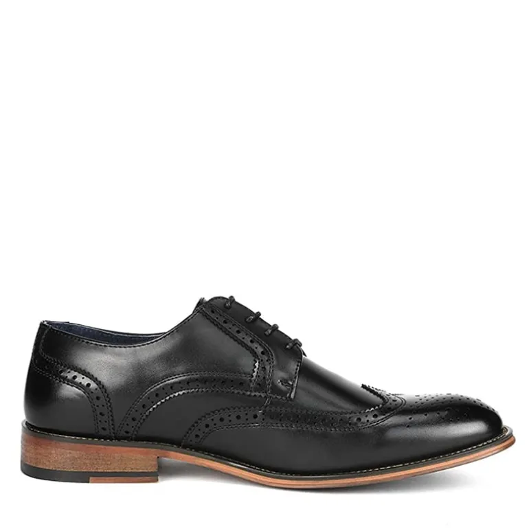 Men's Wide Wingtip Dress Shoes