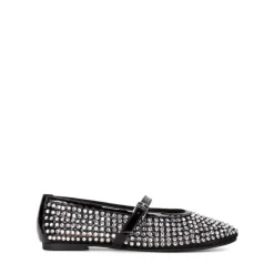 Mesh Mary Jane Ballet Flats