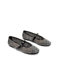 Mesh Mary Jane Ballet Flats