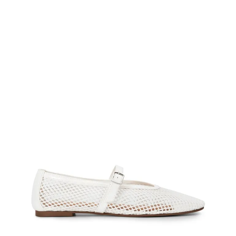 Mesh Mary Jane Ballet Flats