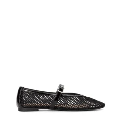Mesh Mary Jane Ballet Flats
