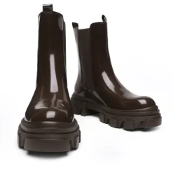 Mid Calf Chunky Chelsea Boots