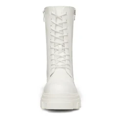 Mid Calf Combat Boots