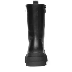 Mid Calf Combat Boots