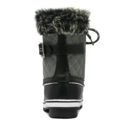 Mid Calf Faux Fur-Lined Winter Boots