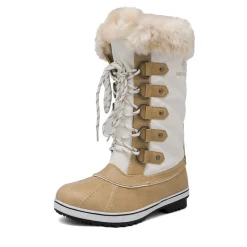 Mid-Calf Fur Snow Boots