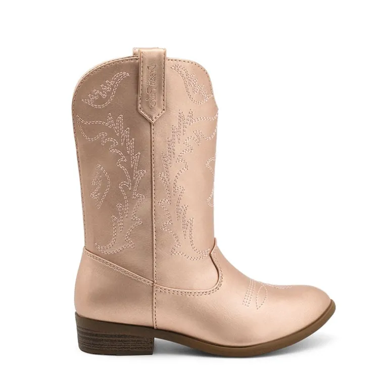 Mid Calf Kids Cowboy Riding Boots
