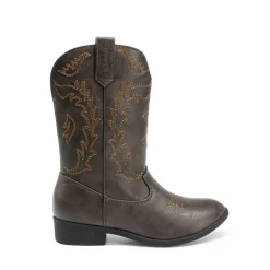 Mid Calf Kids Cowboy Riding Boots