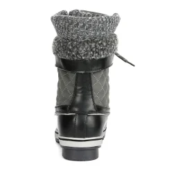Mid Calf Lace Up Snow Boots