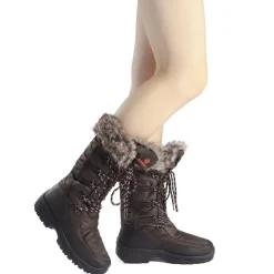 Mid Calf Lace Up Winter Boots