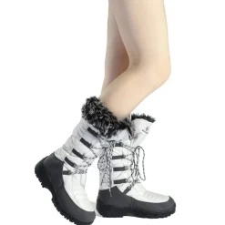 Mid Calf Lace Up Winter Boots