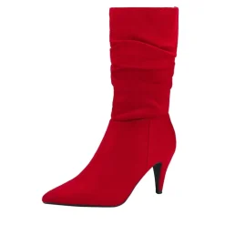 Mid-Calf Pointed Toe High Heel Boots