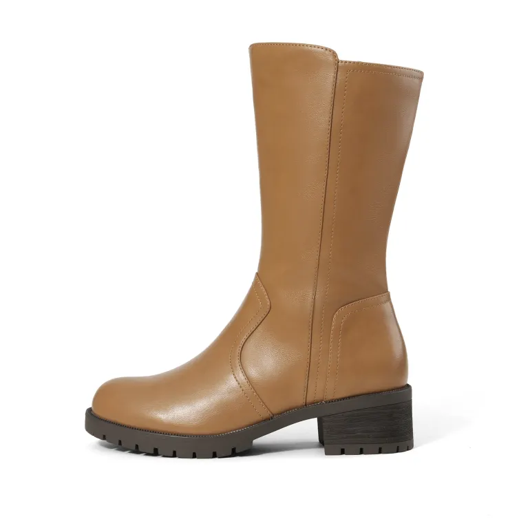 Mid Calf Riding Boots