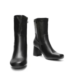 Mid Calf Square-Toe Gogo Boots