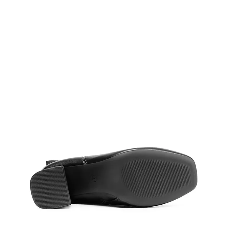 Mid Calf Square-Toe Gogo Boots